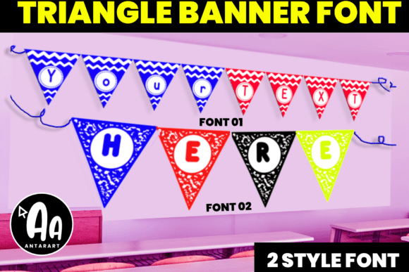Abcd Ref Triangle Banner4: A Bold Display Font for Editorial Design