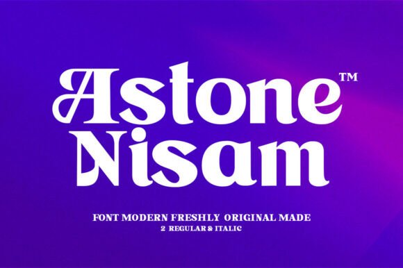 Astone Nisam: A Serif Font That Makes Your Brand Feel Intentional