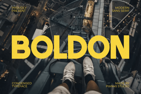 Boldon: A High-Impact Sans Serif Font for Scroll-Stopping Marketing