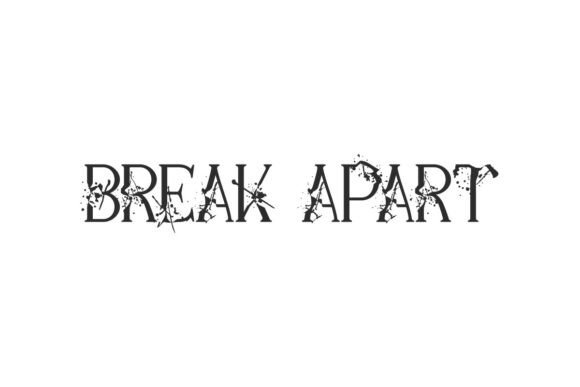 Break Apart Font: A Designer’s Take on Controlled Chaos