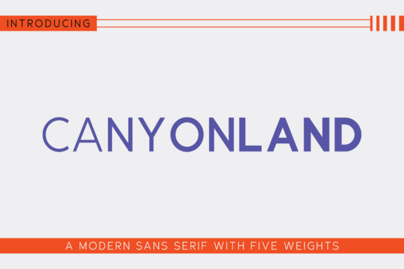Canyonland: A Sans Serif Font for Calm, Confident Editorial Design