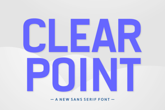 Clear Point: A Bold Sans Serif for Branding That Means Business