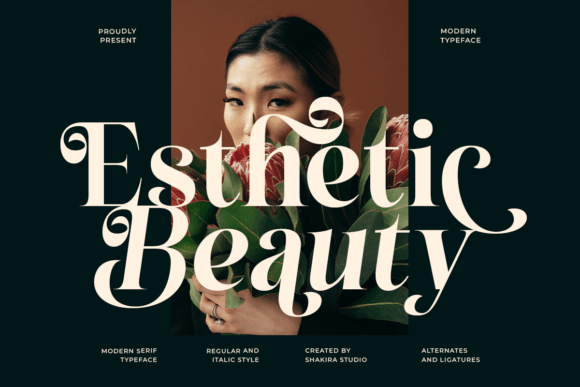 Esthetic Beauty: A Luxurious Serif Font for Scroll-Stopping Campaigns