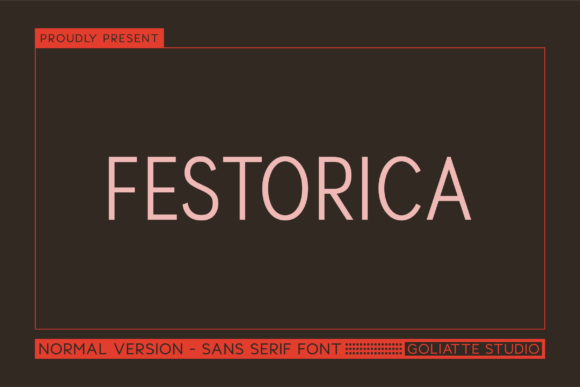Festorica: The Bold Sans Serif That Elevates Your Brand