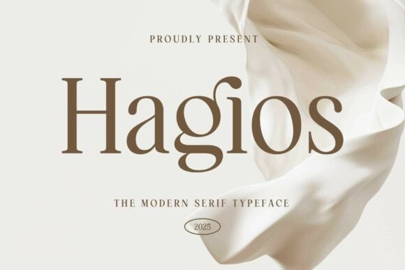 Hagios: A Serif Font That Anchors Campaigns With Quiet Confidence