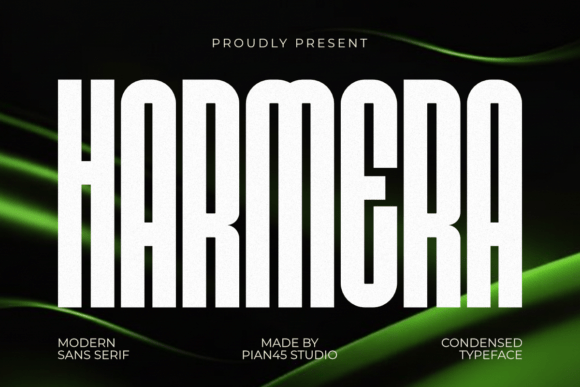 Harmera: A Bold, Modern Sans Serif for Confident Branding