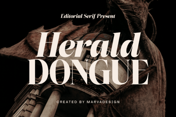 Herald Dongue: A Refined Serif Typeface for Digital Elegance
