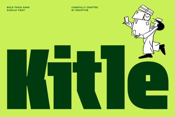 Kitle: A Bold Sans Serif Font for Editorial Impact