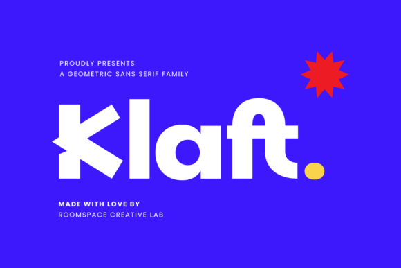 Klaft: A Bold, Modern Sans Serif Font for Small Business Branding