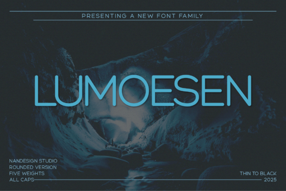 Lumoesen Rounded: A Warm, Confident Sans Serif Typeface