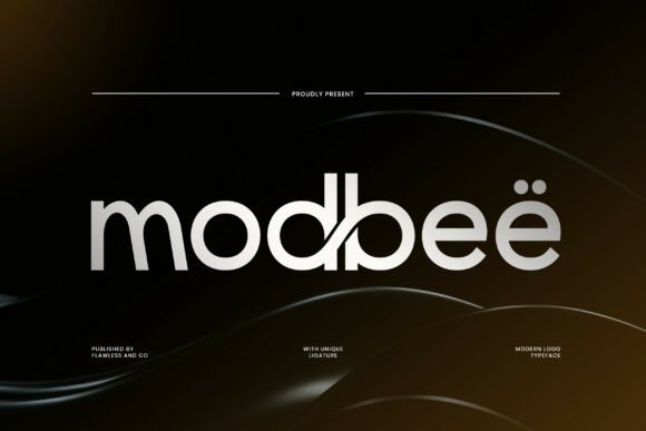 Modbee: A Modern Sans Serif Typeface for Polished Branding