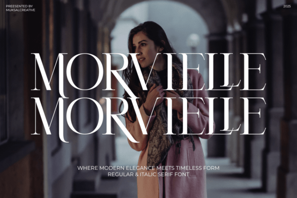 Morvielle: A Serif Typeface for Thoughtful Branding