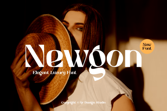 Newgon: A Modern Serif Font for Luxury Branding