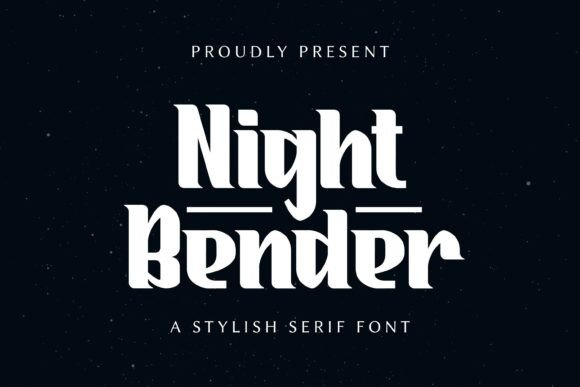 Night Bender: A Sophisticated Serif Font for Digital Branding