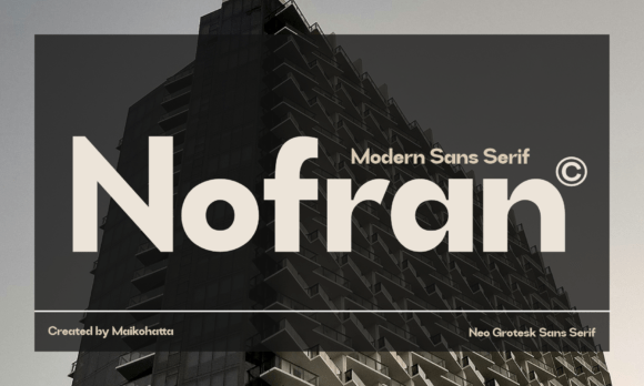 Nofran: A Modern Sans Serif for Confident Digital Branding