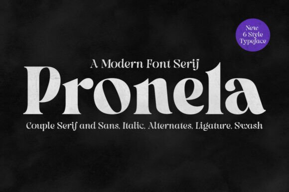 Pronela: A Serif Font That Makes Your Brand Feel Polished & Personal