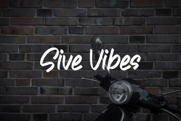 Sive Vibes: A Modern Script Typeface for Digital Branding