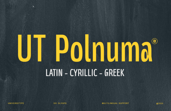 Ut Polnuma: A Clean, Confident Sans Serif for Real Business Branding