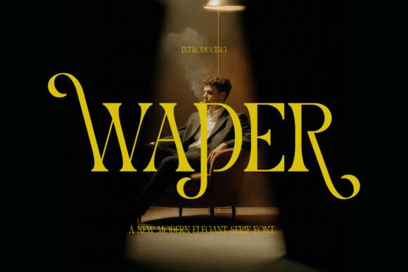 Wader: A Refined Serif Font for Elegant Digital Branding