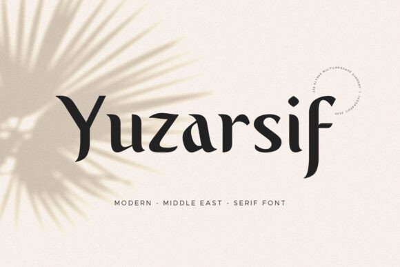Yuzarsif Serif Font for Handmade Labels & Invitations